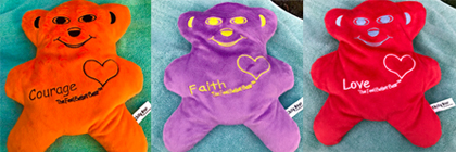 Courage + Faith + Love Bears